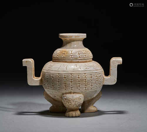 In ancient China, white jade incense burner