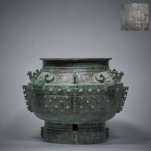 Ancient Chinese bronze wine vessels