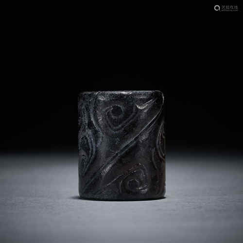 Ancient Hetian Jade Ring