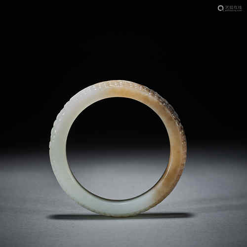 Han Dynasty Hetian Jade Bracelet