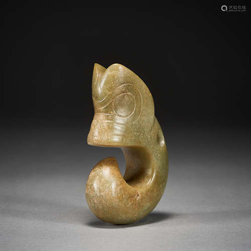 Chinese Hongshan Culture, Jade Pig Dragon