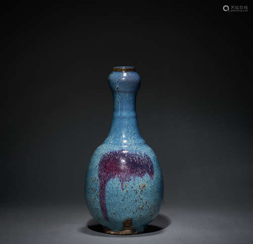 Jun porcelain bottle, Song Dynasty