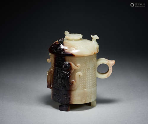 Hetian Yurui Beast Cup in Han Dynasty, China