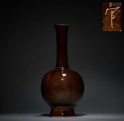 Purple kiln bottle, Yuan Dynasty