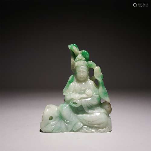 A JADEITE KWAN-YIN