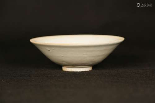 A SONG DYNASTY MISTY BLUE BLIND HOLE BOWL