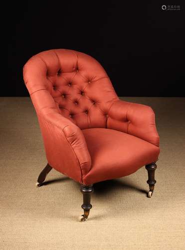 A Victorian Tub Armchair.