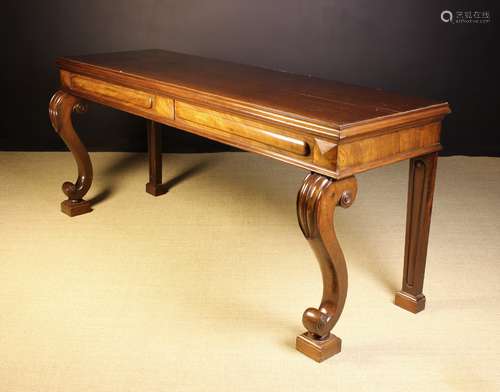 An Imposing 19th Century Mahogany Serving Table/Sideboard.