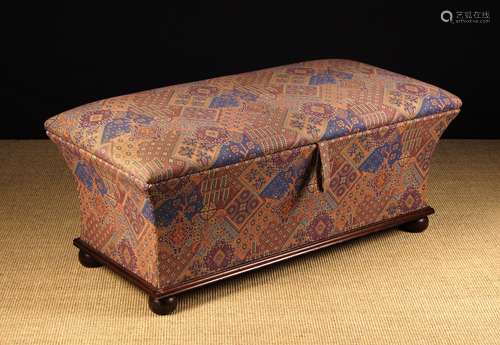 A Victorian Sarcophagus Ottoman.