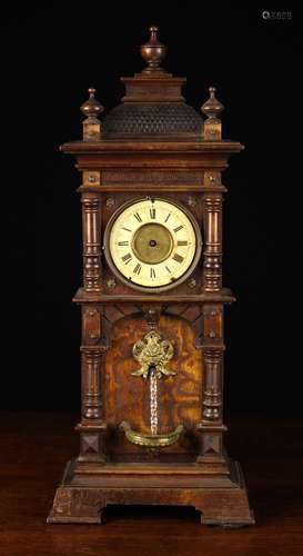 A Late 19th Century 'Water Fountain' Clock (A/F) modeled as ...