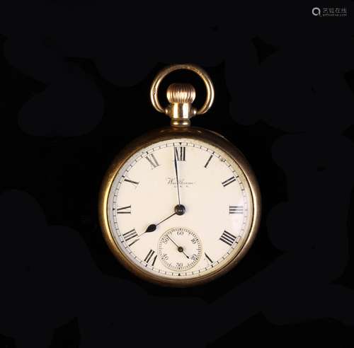 A 9 Carat Gold Pocket Watch with Birmingham assay marks for ...