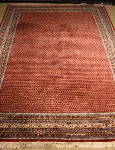 An Attractive Indian Wool Pile Carpet.