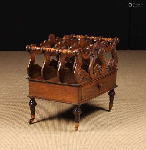 A 19th Century Rosewood Canterbury.