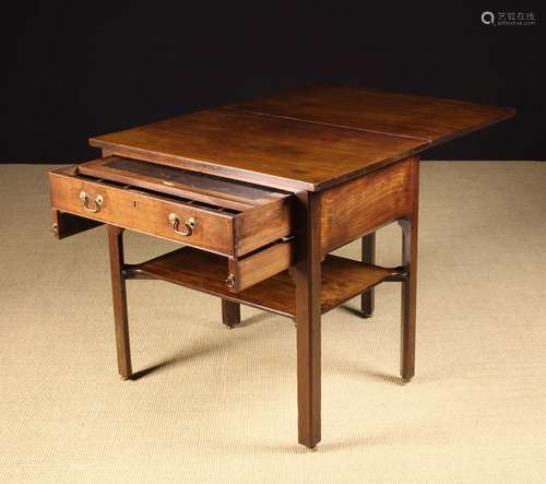 A Fine Quality 18th Century Mahogany Fitted Table with singu...