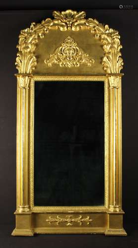 A 19th Century Gilt Pier Mirror.