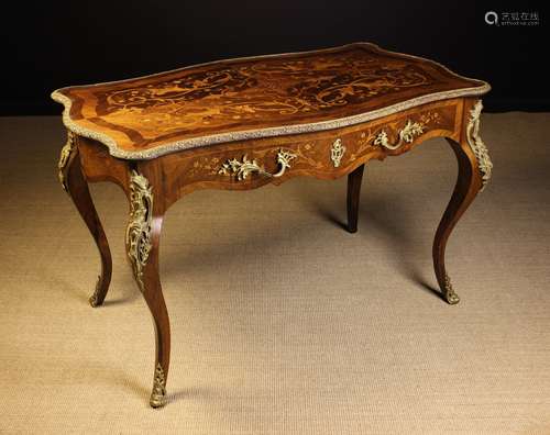 An Impressive 19th Century Marquetry Centre Table/Bureau Pla...