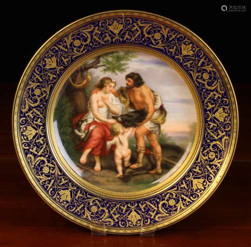 A Vienna Porcelain Cabinet Plate.