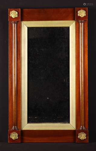 A Pair of Small Rectangular Pier Mirrors in mahogany frames ...