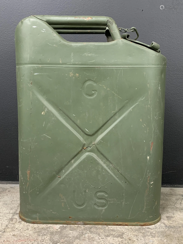 U.s. 5 L Conco Army Green Gas Tank