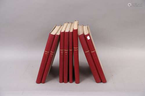 JOURNAL L’ILLUSTRATION Lot de 8 volumes reliés. 1928/1929 19...