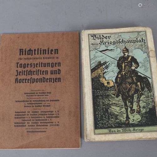 LOT de 2 LIVRES MILITAIRES en Allemand