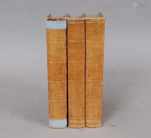 ŒUVRES de LACEPEDE – SCIENCES NATURELLES 1836 3 volumes reli...