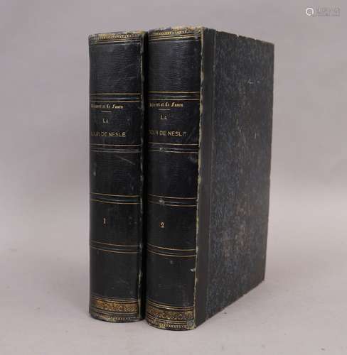 LA TOUR de NESLE. Delcourt et Le Fort. 2 volumes reliés.