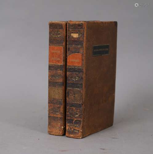 ŒUVRES d’HORACE 1823 2 volumes reliés.