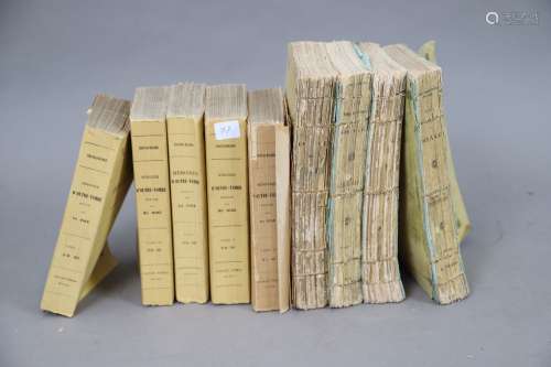 CHATEAUBRIAND – MEMOIRES d’OUTRE TOMBE 9 volumes brochés.