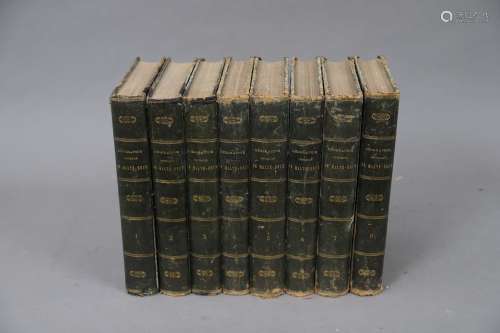 GEOGRAPHIE UNIVERSELLE de MALTE-BRUN Paris 1864. 8 volumes r...