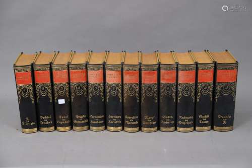 MEYERS LEXICON. Leipzig 1924 12 volumes reliures décoratives...