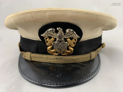 Vintage U S Navy Bancroft's Zephyr Naval Cap