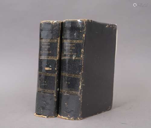 HISTOIRE de NAPOLEON par NORVINS 1836, 2 volumes reliés.