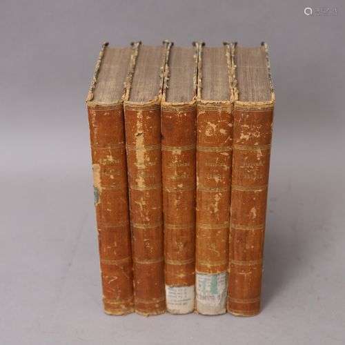 HISTOIRE de FRANCE 5 volumes reliés.