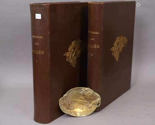 ARMORIAL des ALLIES 1926, 2 volumes reliés Exemplaire numéro...