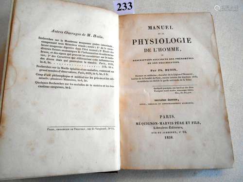 PHYSIOLOGIE de l’HOMME description succincte…par le Docteur ...