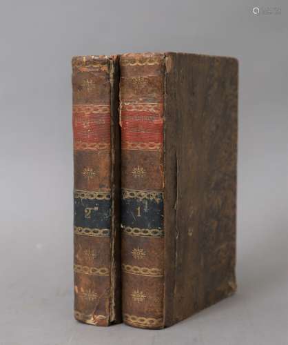 HISTOIRE des REVOLUTIONS ROMAINES 1810 2 volumes reliés.