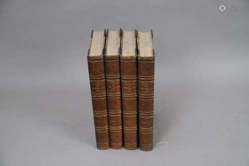 FIGUIER – LES MERVEILLES de la SCIENCE. 4 volumes reliés. (1...