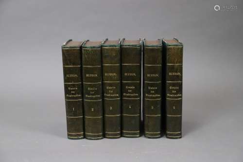 BUFFON – HISTOIRE des QUADRUPEDES. 6 volumes reliés.