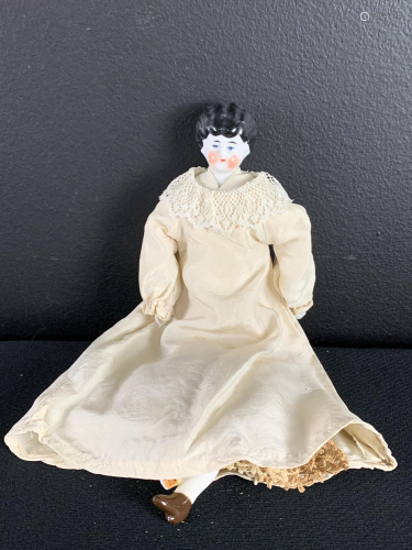 Vintage Porcelain China Hertwig Style Doll