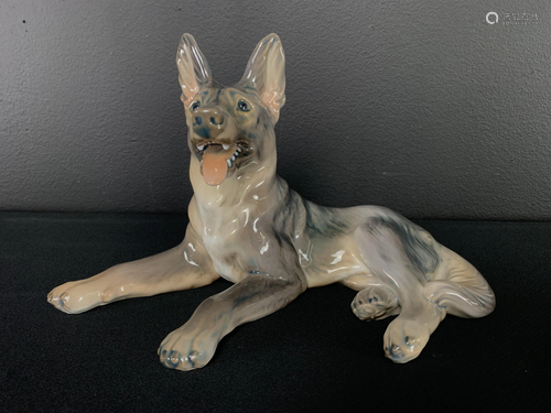 Copenhagen Dj Porcelain German Shepherd Dog