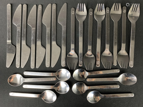 1960s Lufthansa Airlines Wolf Karnagel Cutlery