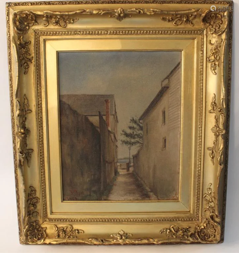 Dated 1904, Signed Oil Canvas in Framed, H.Short