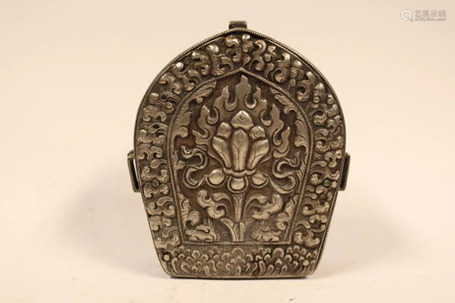 Tibetan 19th.C Ghau Prayer Box