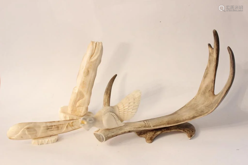 Three Alarke Carved Bone Collections