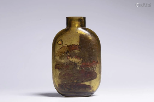 Chinese Inside Painted Glass Snuff Bottle