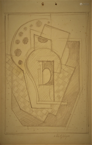 ALBERT GLEIZES - Etude pour composition - Pencil