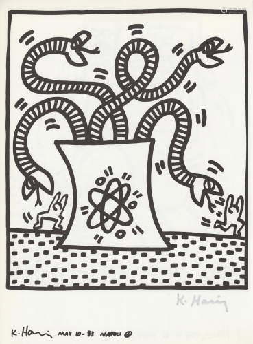 KEITH HARING - Naples Suite #08 - Lithograph