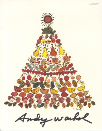 ANDY WARHOL - Christmas card