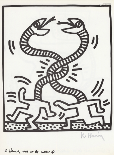 KEITH HARING - Naples Suite #06 - Lithograph